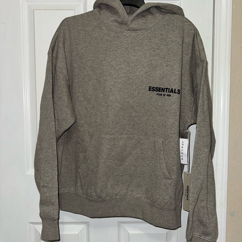 Essential Dark oatmeal  Hoodie